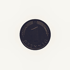 Image showing Vintage Coin isolated