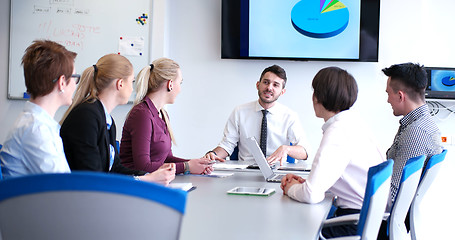 Image showing group of business man on meeting