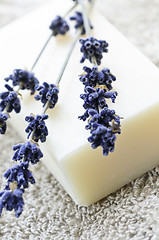 Image showing Lavender soap