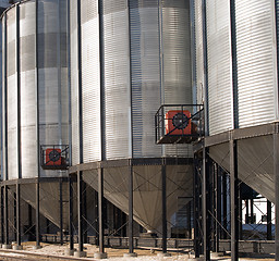 Image showing Close-up Grain Elevator