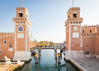 Image showing Venice Arsenale entrance