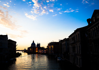 Image showing Venice view at sunrise