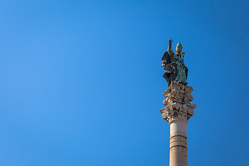 Image showing Santo Oronzo Column in Lecce, Italy