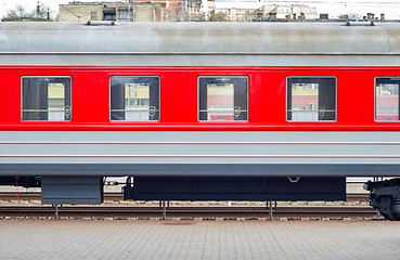 Image showing Part of train wagon