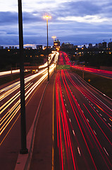 Image showing Night traffic