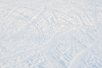 Image showing snow background texture