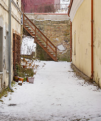 Image showing courtyard in old town