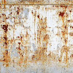 Image showing Rusty textured metal background