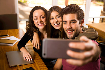 Image showing Students Selfie