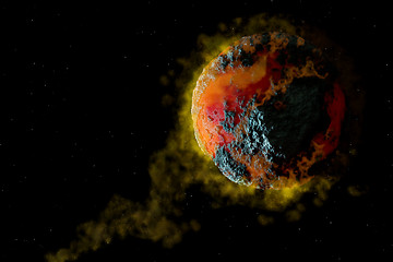 Image showing Planet cataclysm