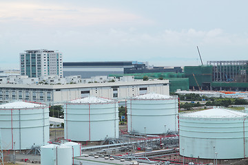 Image showing oil tank at day