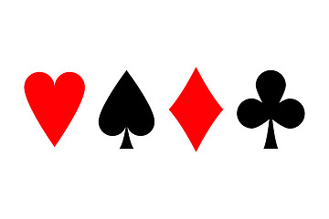 Image showing Suit of playing cards.