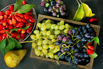 Image showing autumn fruits