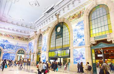 Image showing Port Train station interior, Portugal