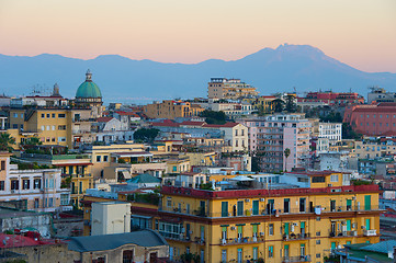 Image showing Skyline of Naples, Italy