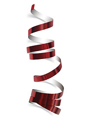 Image showing Festive ribbon on white background