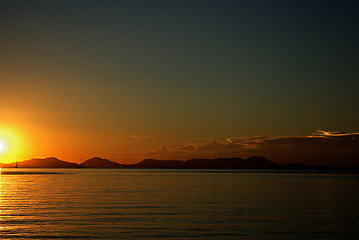 Image showing Panoramic Sunset