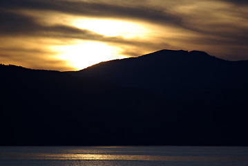 Image showing Danube Sunset