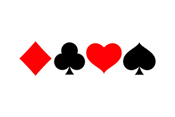 Image showing Suit of playing cards.