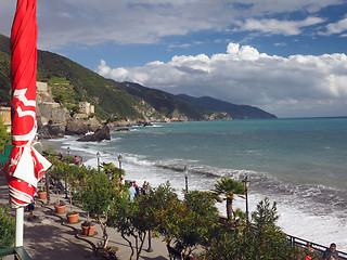 Image showing editorial Monterosso Cinque Terre Italy