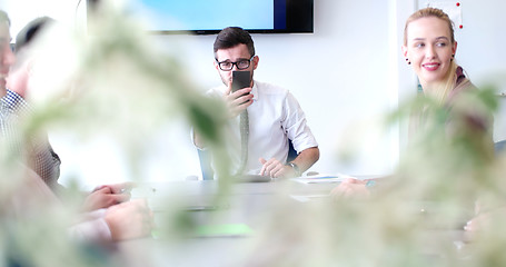 Image showing group of business man on meeting