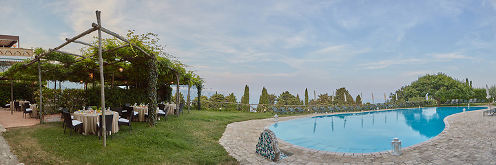 Image showing Villa Cimbrone in Ravello Amalfi Coast Italy