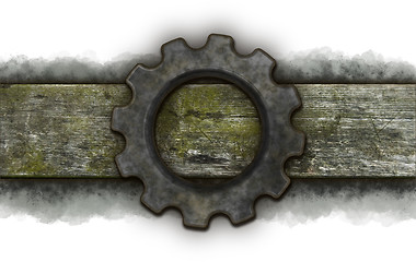 Image showing gear wheel banner 