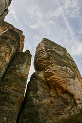 Image showing sandstone rocks - Prachovske skaly (Prachov Rocks)