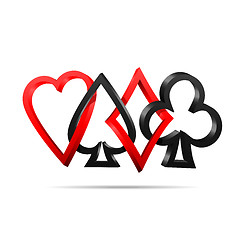Image showing Suit of playing cards.