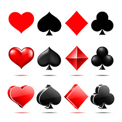 Image showing 3d Suit of playing cards.