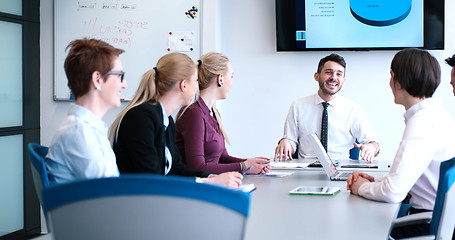 Image showing group of business man on meeting