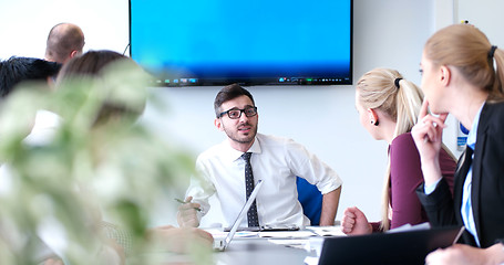 Image showing group of business man on meeting