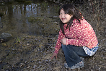 Image showing Girl In The Park