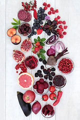 Image showing Healthy Eating with Anthocyanin Food