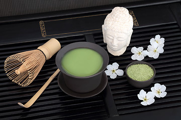 Image showing Green Matcha Tea