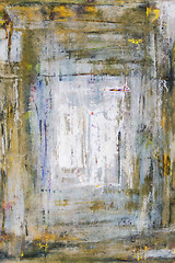 Image showing oil on canvas abstract painting