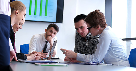 Image showing group of business man on meeting