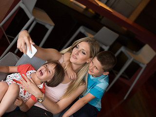 Image showing Family having fun at home