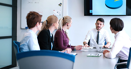 Image showing group of business man on meeting