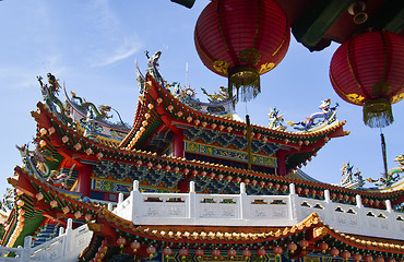 Image showing Detail of the Chinese Temple Kuala Lumpur