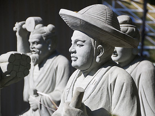 Image showing Detail of the Chinese Temple Kuala Lumpur