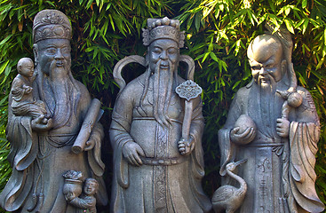 Image showing Detail of the Chinese Temple Kuala Lumpur