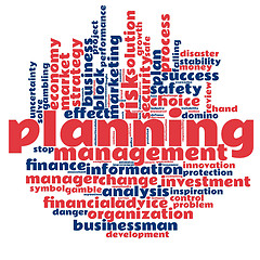 Image showing Planning word cloud