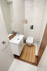 Image showing Modern bathroom interior