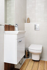 Image showing Modern bathroom interior