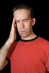 Image showing Headache on Black