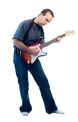 Image showing Electric Guitar Player