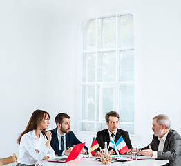 Image showing Business people working together