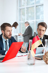 Image showing Business people working together