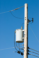 Image showing Power Line Pole